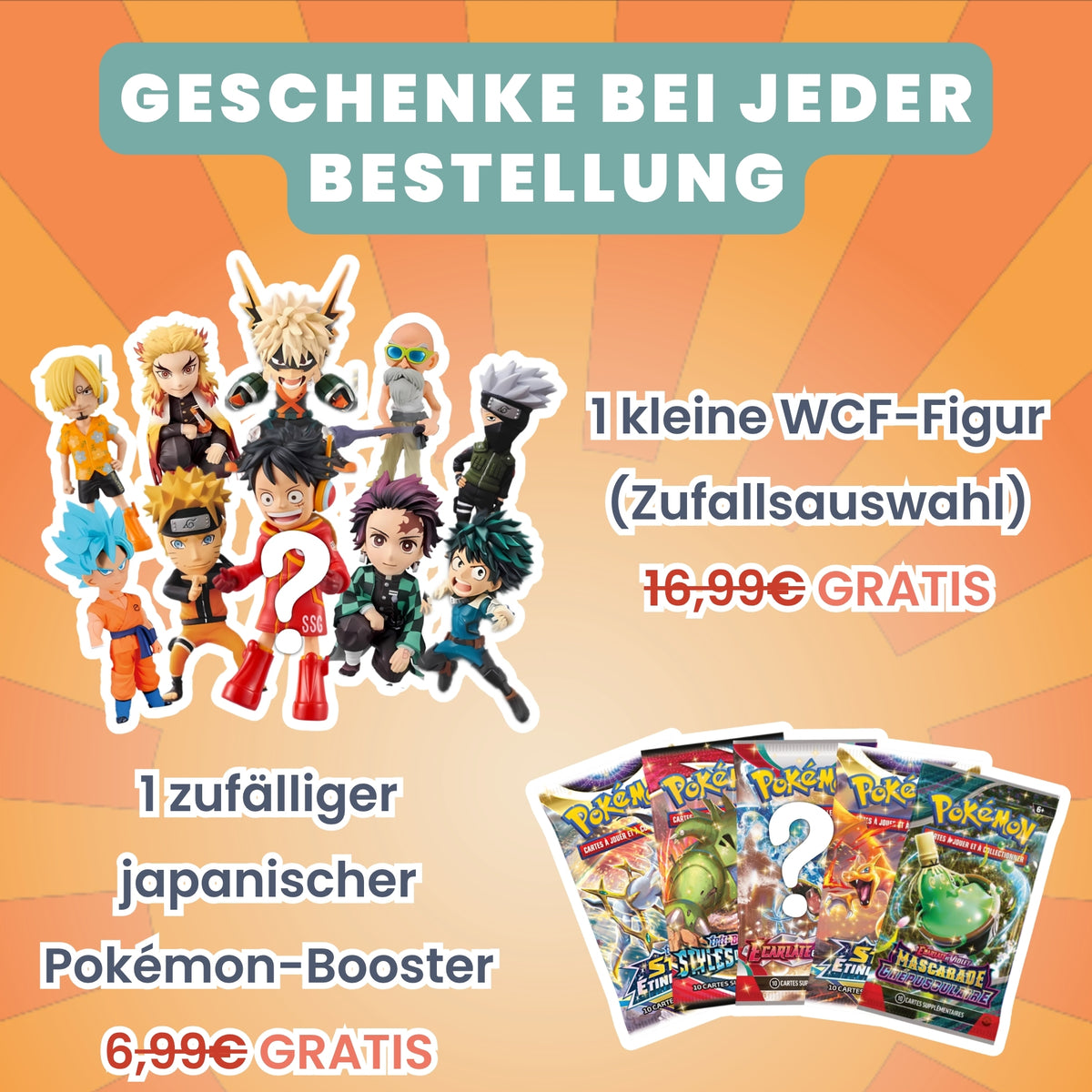 Die Mystery Box mit Manga-Figuren 100% Erfahrung ㊙️
