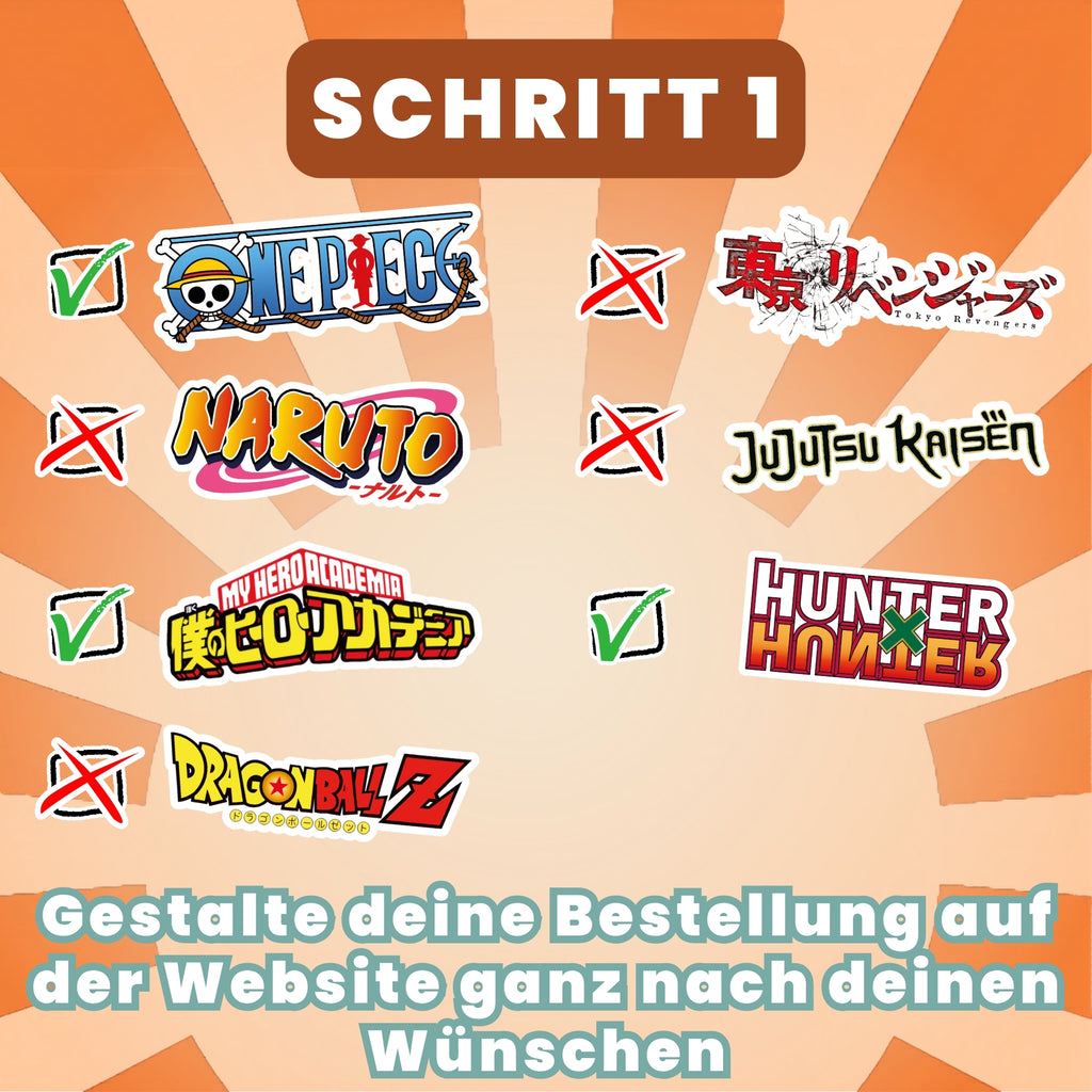 Die Mystery Box mit Manga-Figuren 100% Erfahrung ㊙️