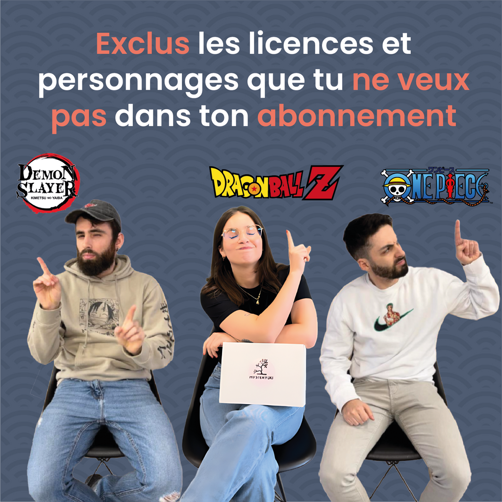 La Box Mystère Mensuelle (Figurine Manga) ㊙️