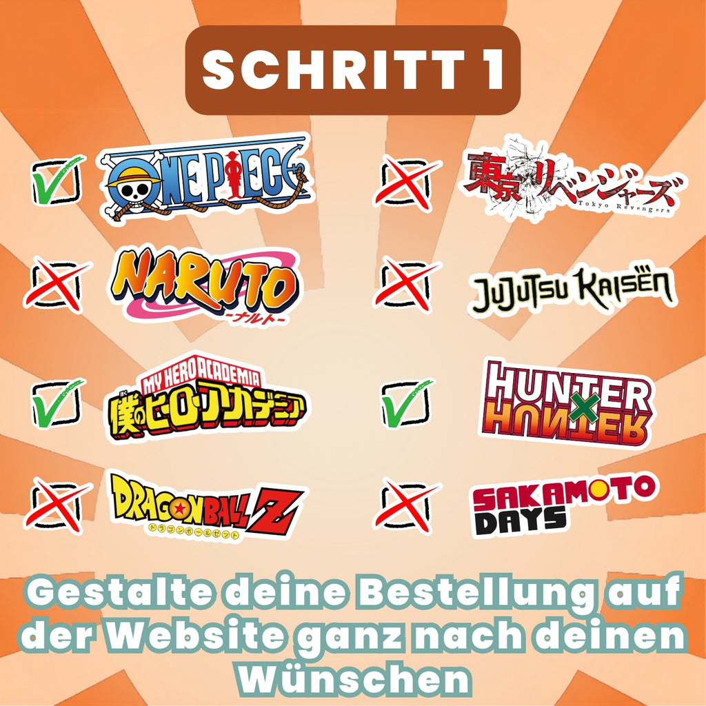 Die Mystery Box mit Manga-Figuren 100% Erfahrung ㊙️