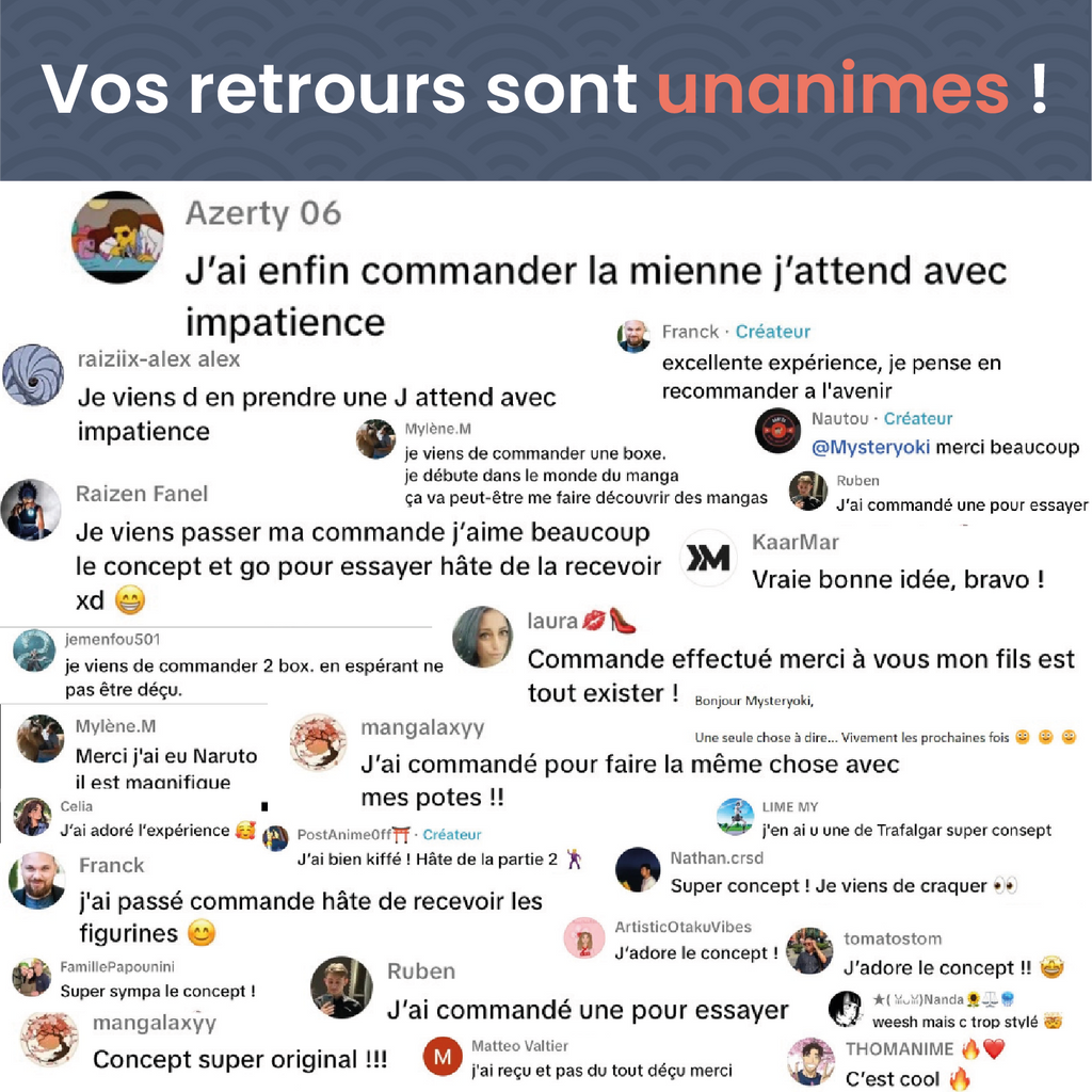 La Box Mystère Mensuelle (Figurine Manga) ㊙️